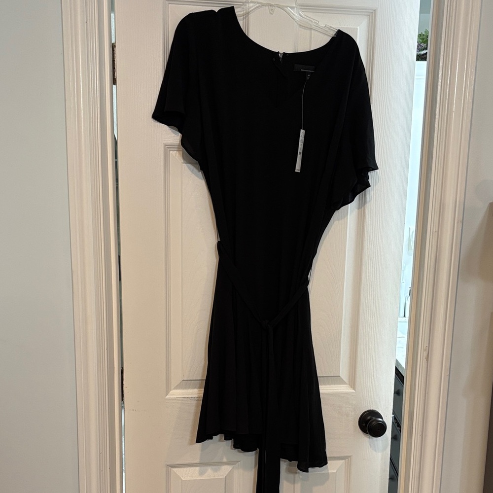 NWT White House Black Market Classic Black Mini Dress
